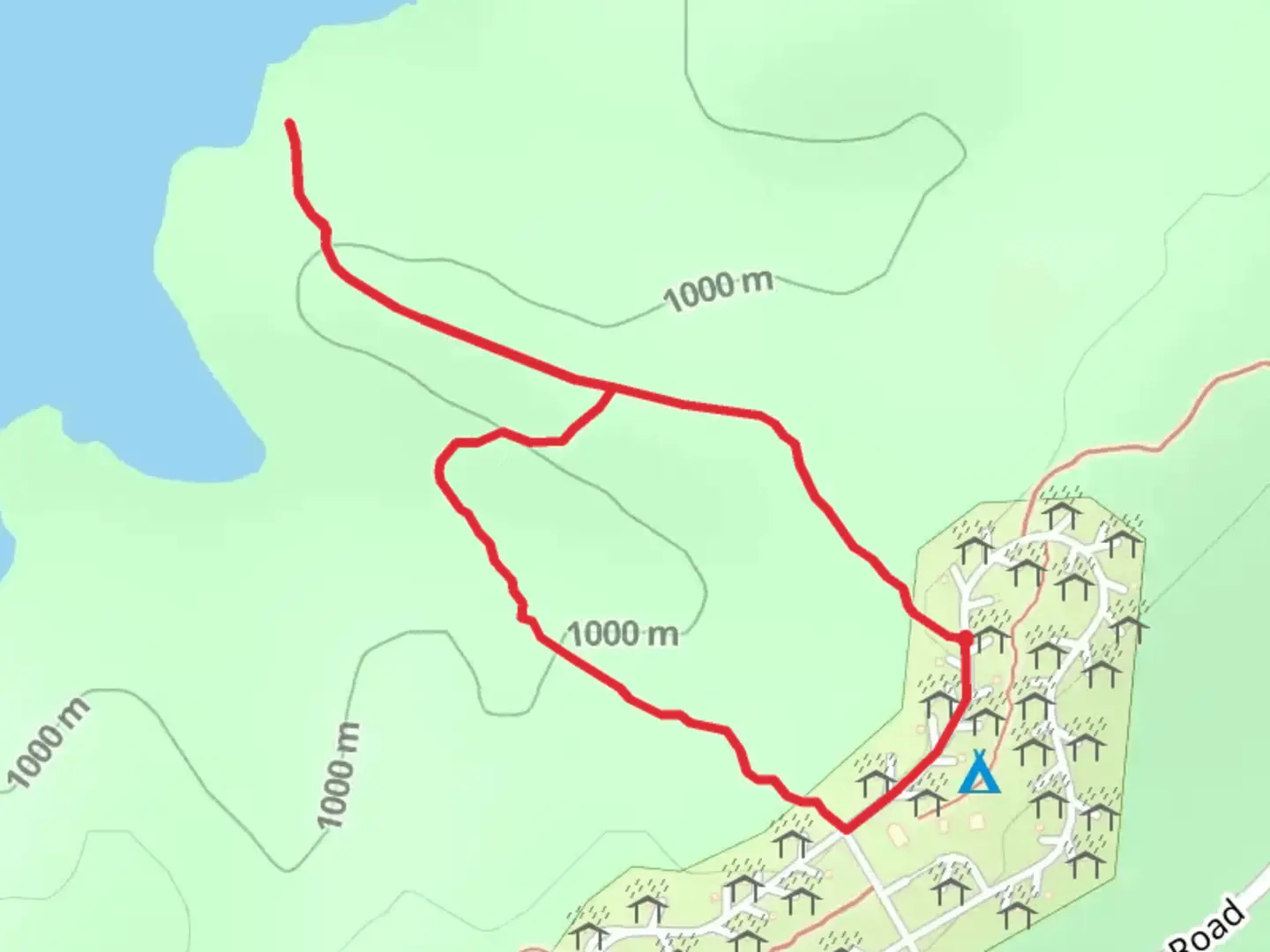 An image depicting the trail Brantley Lake State Park Loop and its surrounding area.
