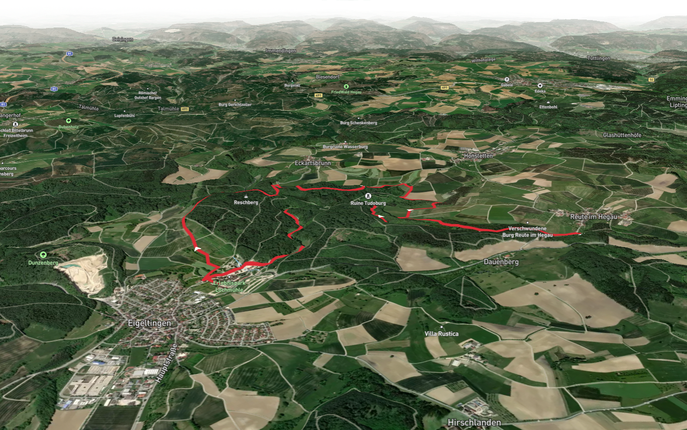 Reschberg and Ruine Tudbburg Loop - Eigeltingen