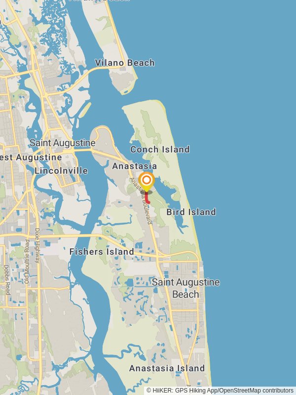 Anastasia Boulevard East Walk mobile static map