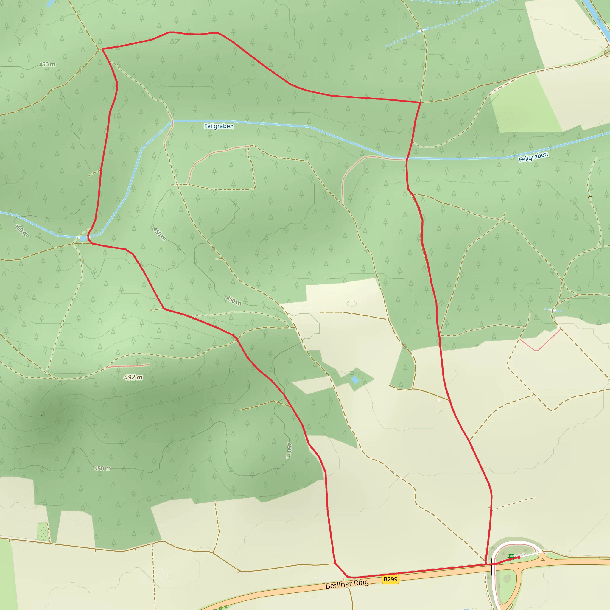 Holzheim Loop mobile static map