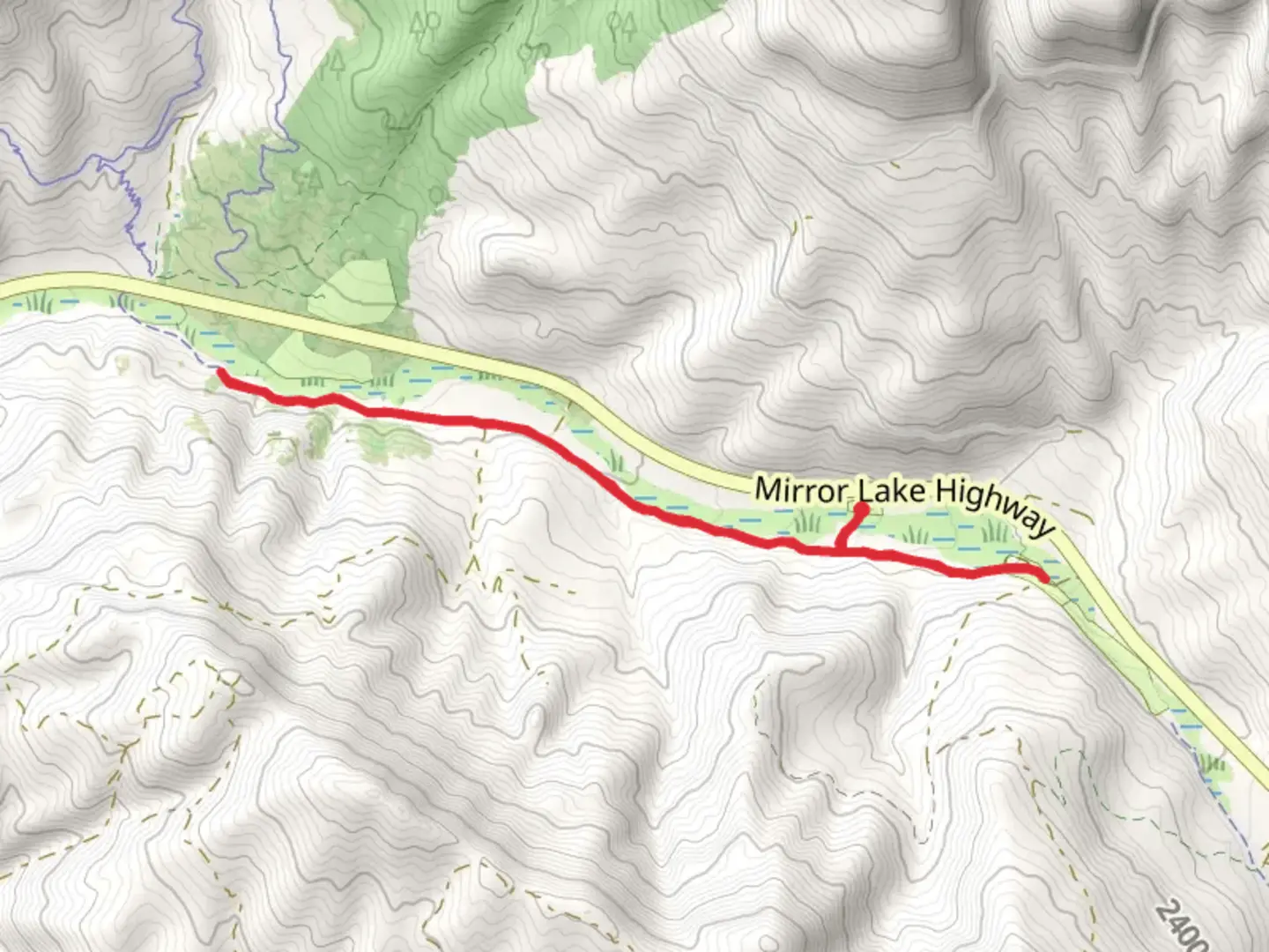 An image depicting the trail Scenic Byway Trail and its surrounding area.