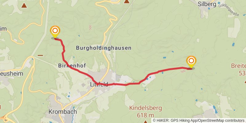 Siegerland-Höhenring alt 5 Map