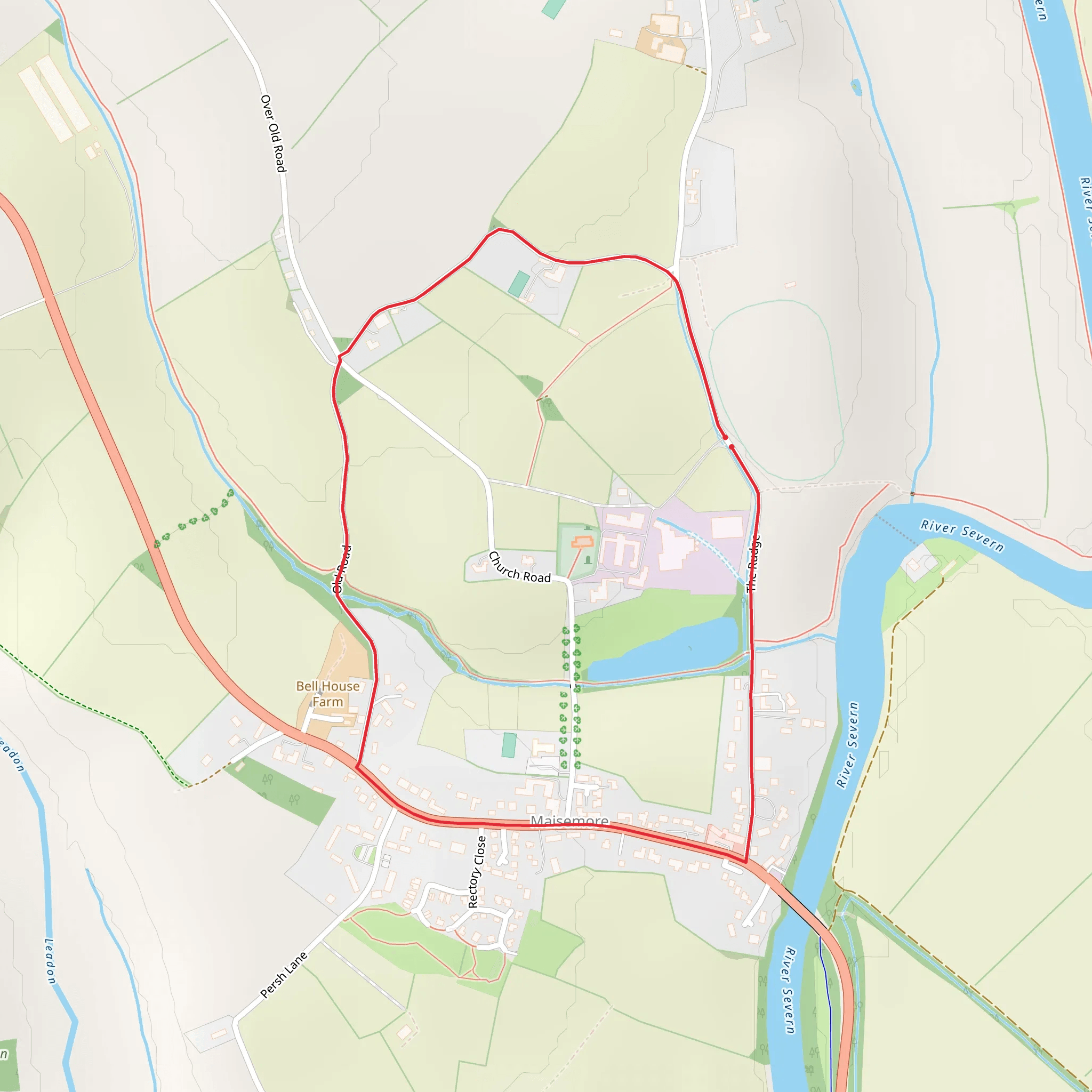 Maisemore Loop mobile static map