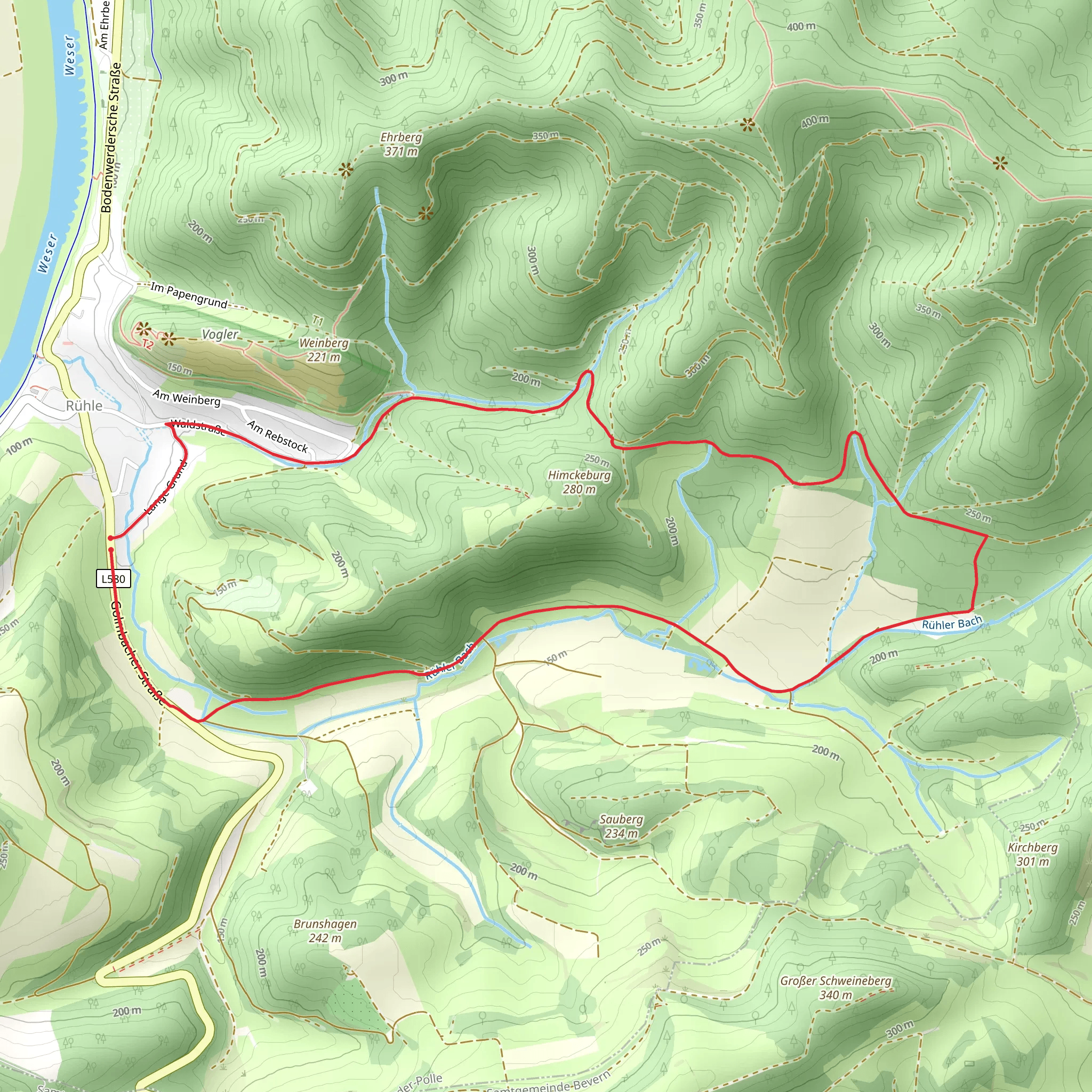 Rühle Loop mobile static map