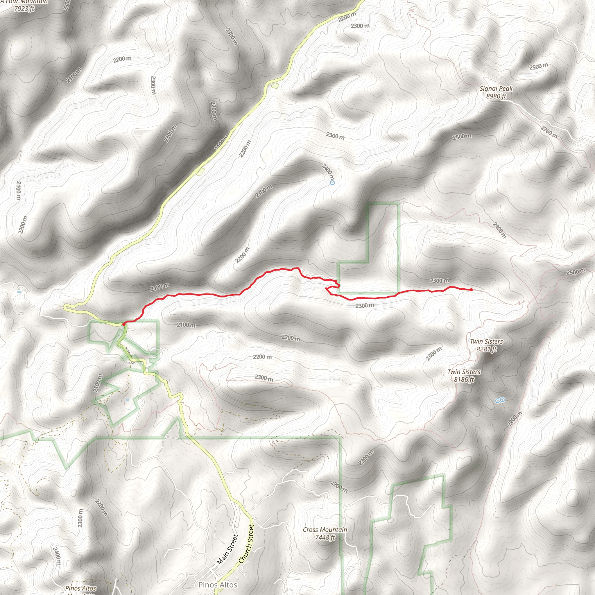 Little Cherry mobile static map