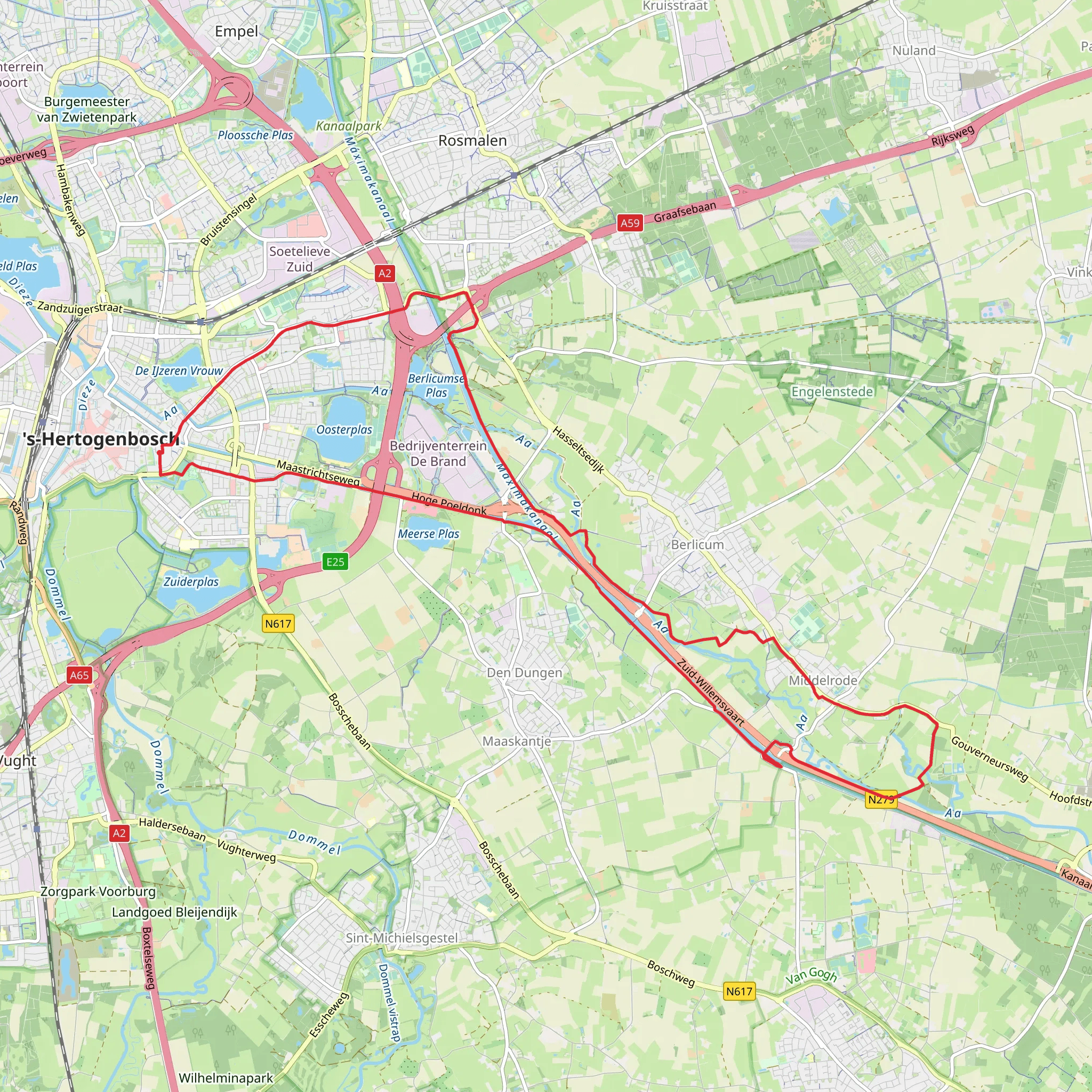 Hintham and Hersend Loop mobile static map