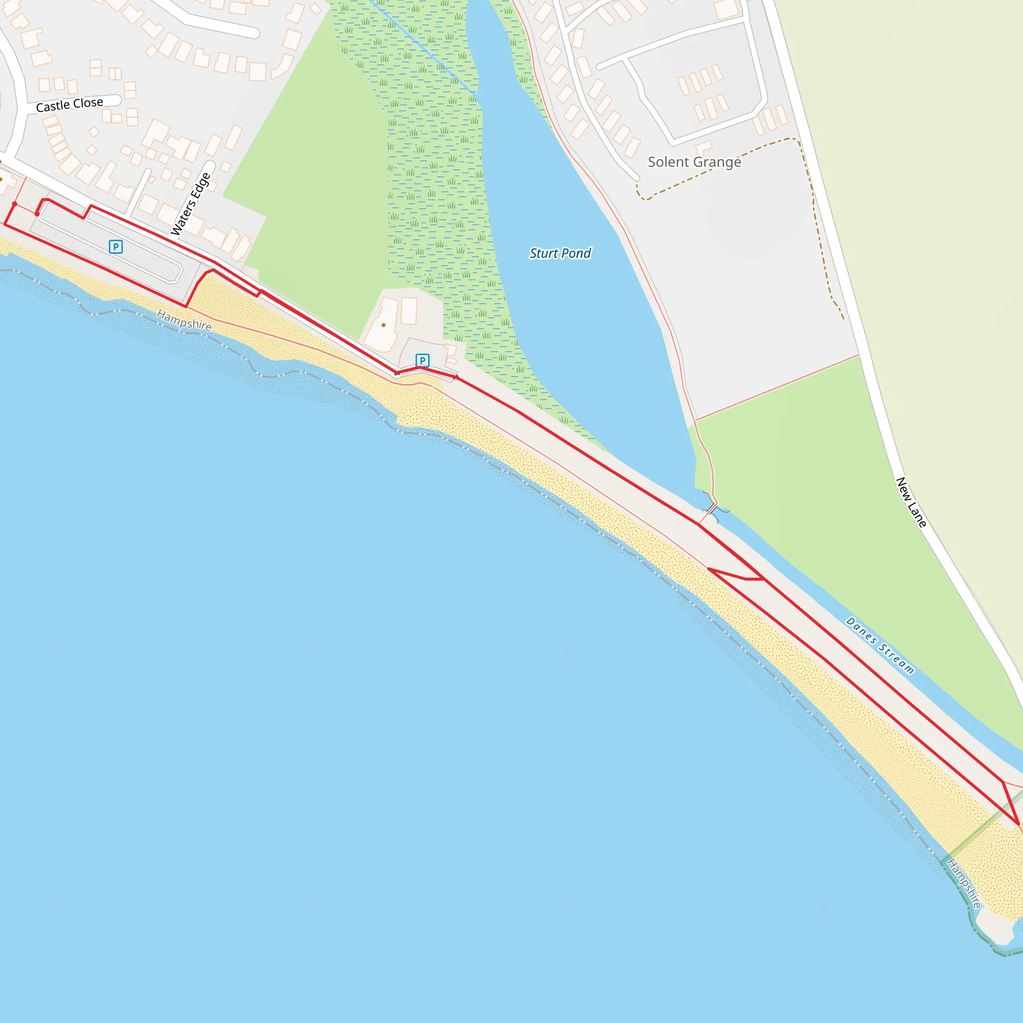 Sturt Pond Accessible Trail mobile static map
