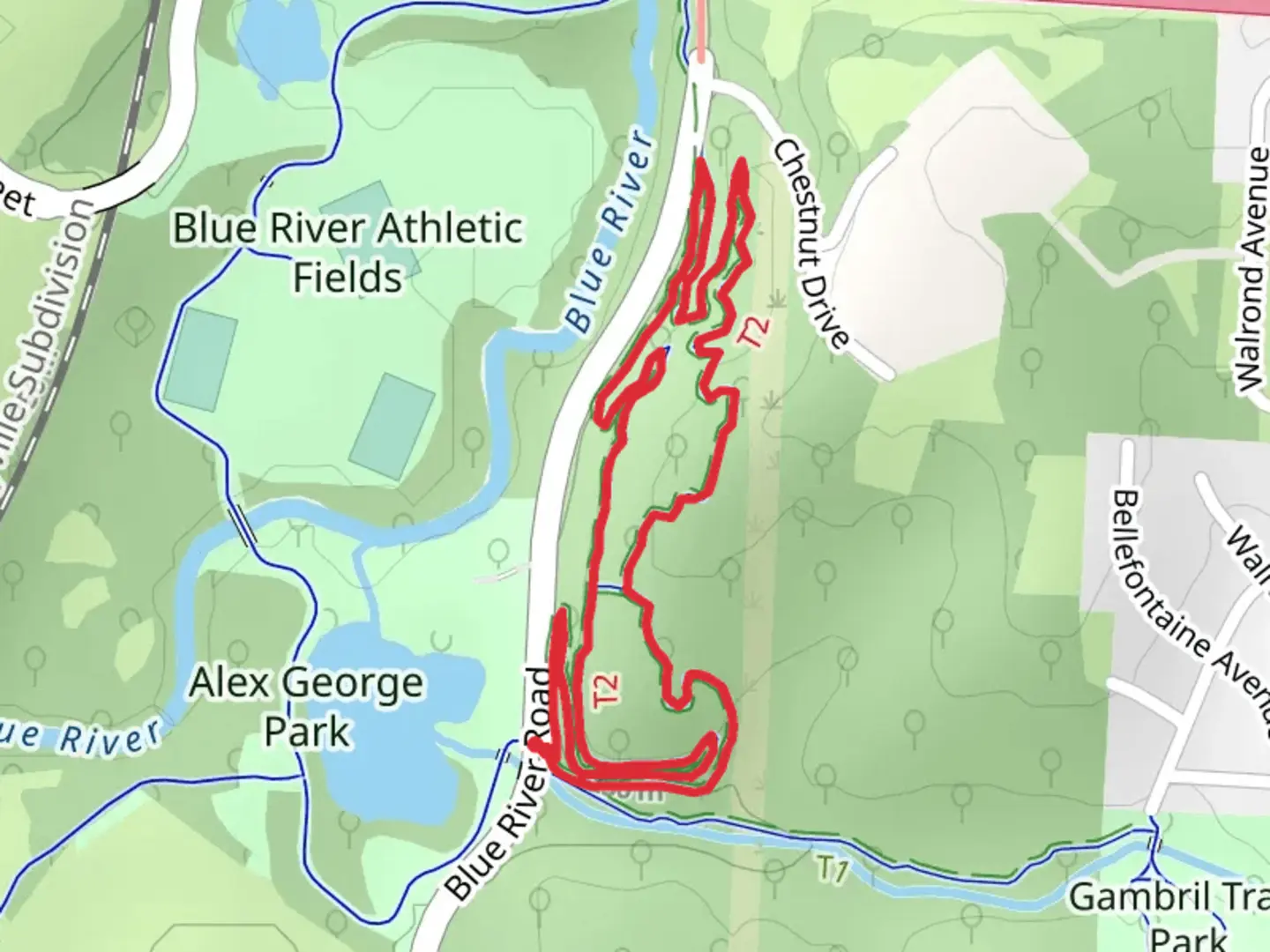 An image depicting the trail Badger and Bridger Loop and its surrounding area.