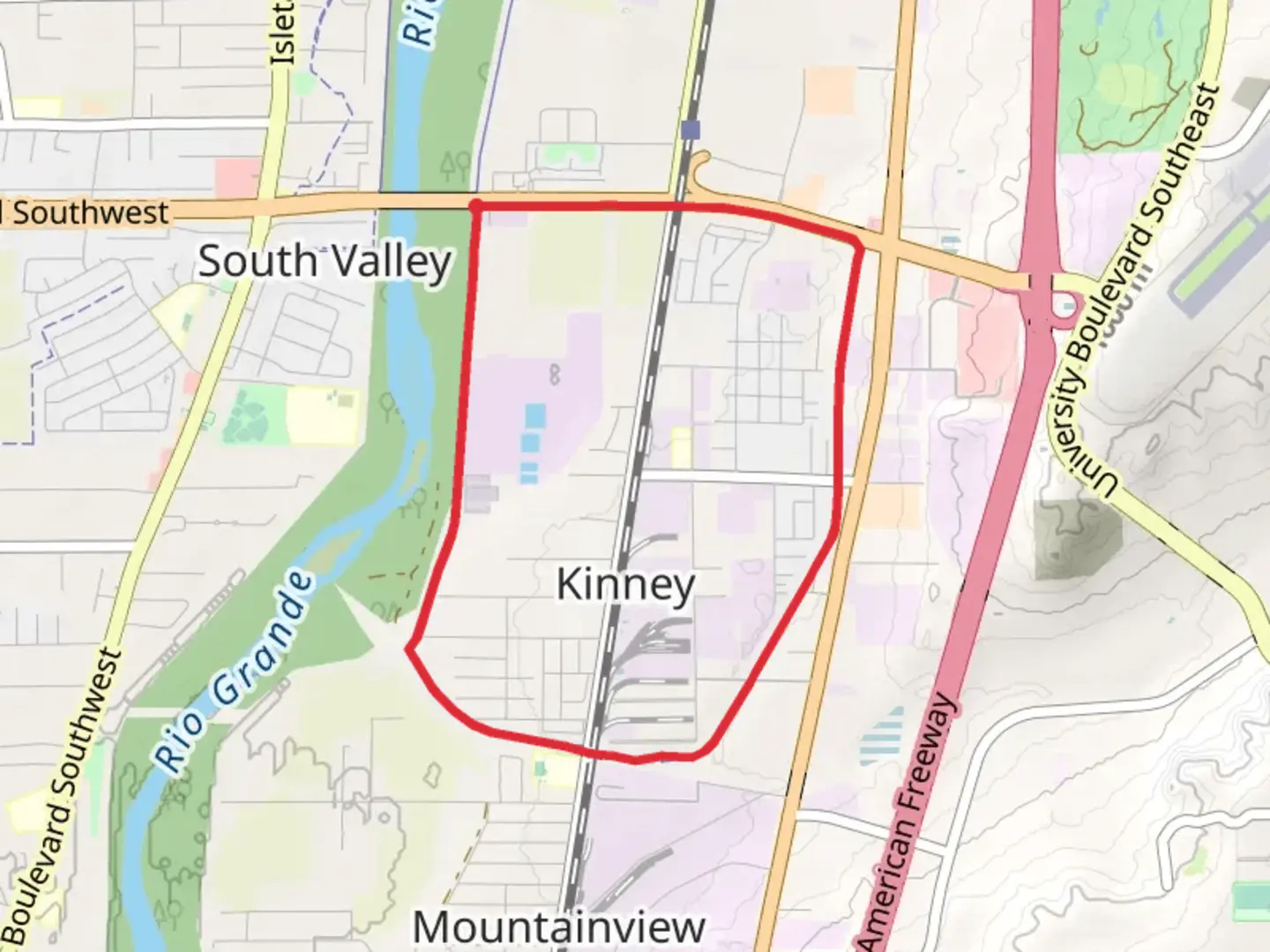 An image depicting the trail Chavez Loop and its surrounding area.