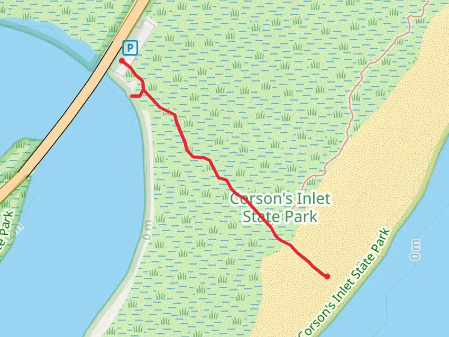 An image depicting the trail Ocean Trail and its surrounding area.
