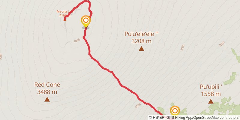 Ainapo Trail stage 3 Map