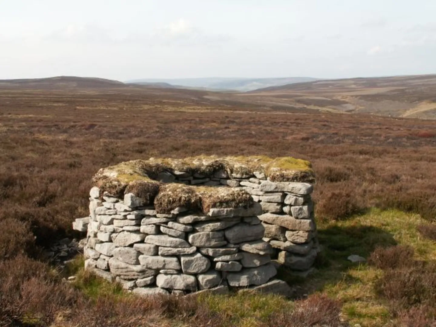 An image depicting the trail Reeth Southern Loop via High Marker Hill and its surrounding area.
