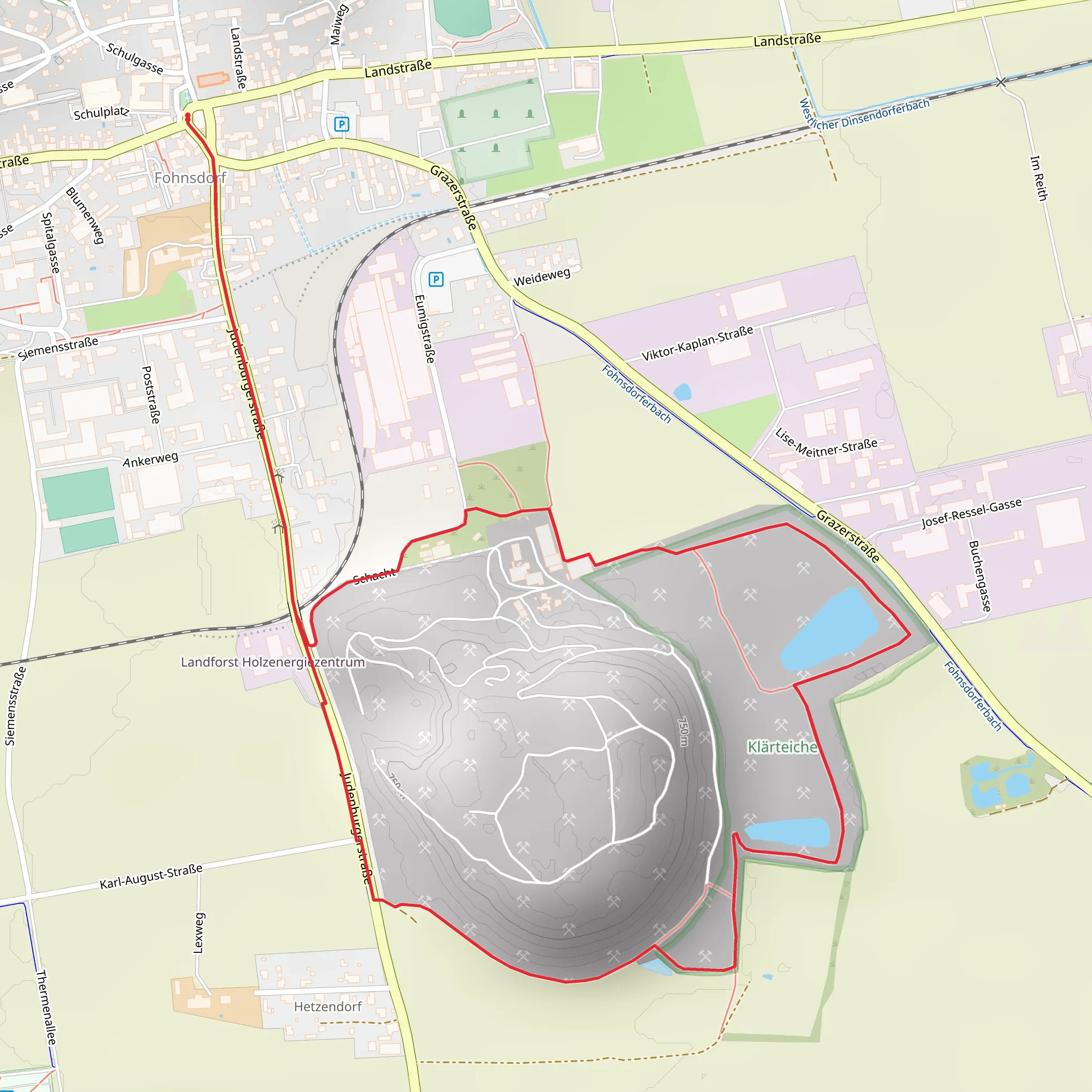 Fohnsdorf Trail mobile static map