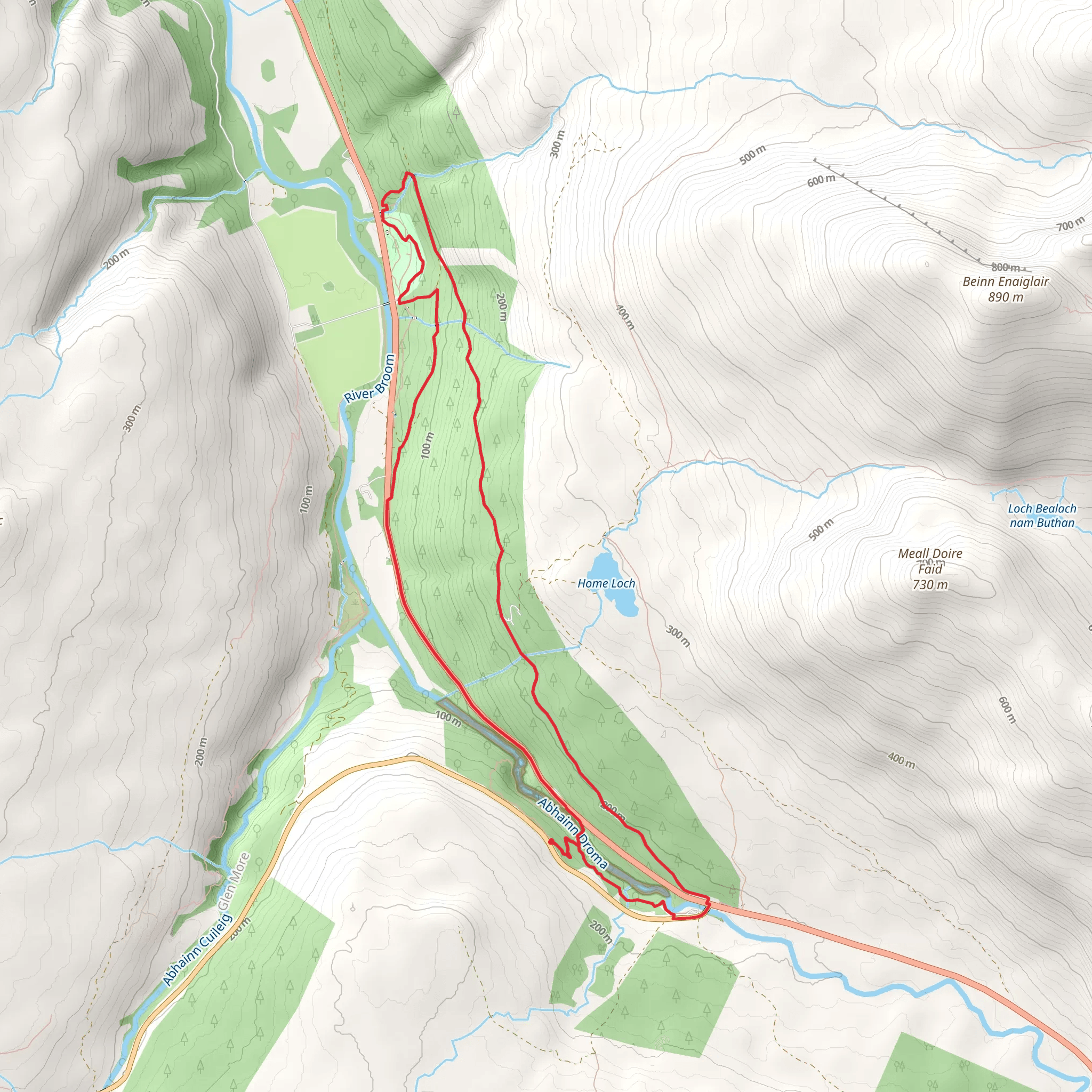 Corrieshalloch Gorge Walk mobile static map