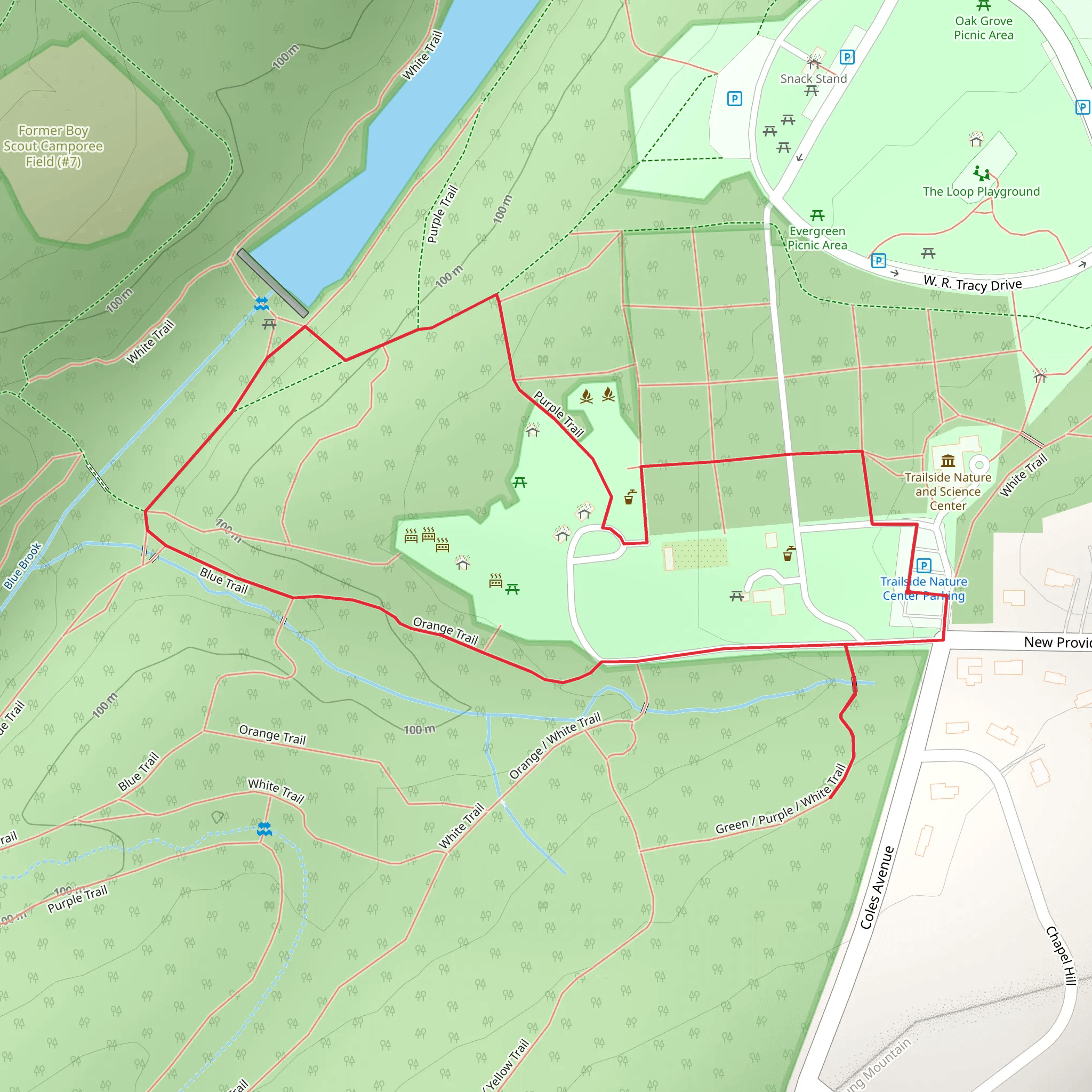 Lake Surprise South Loop mobile static map