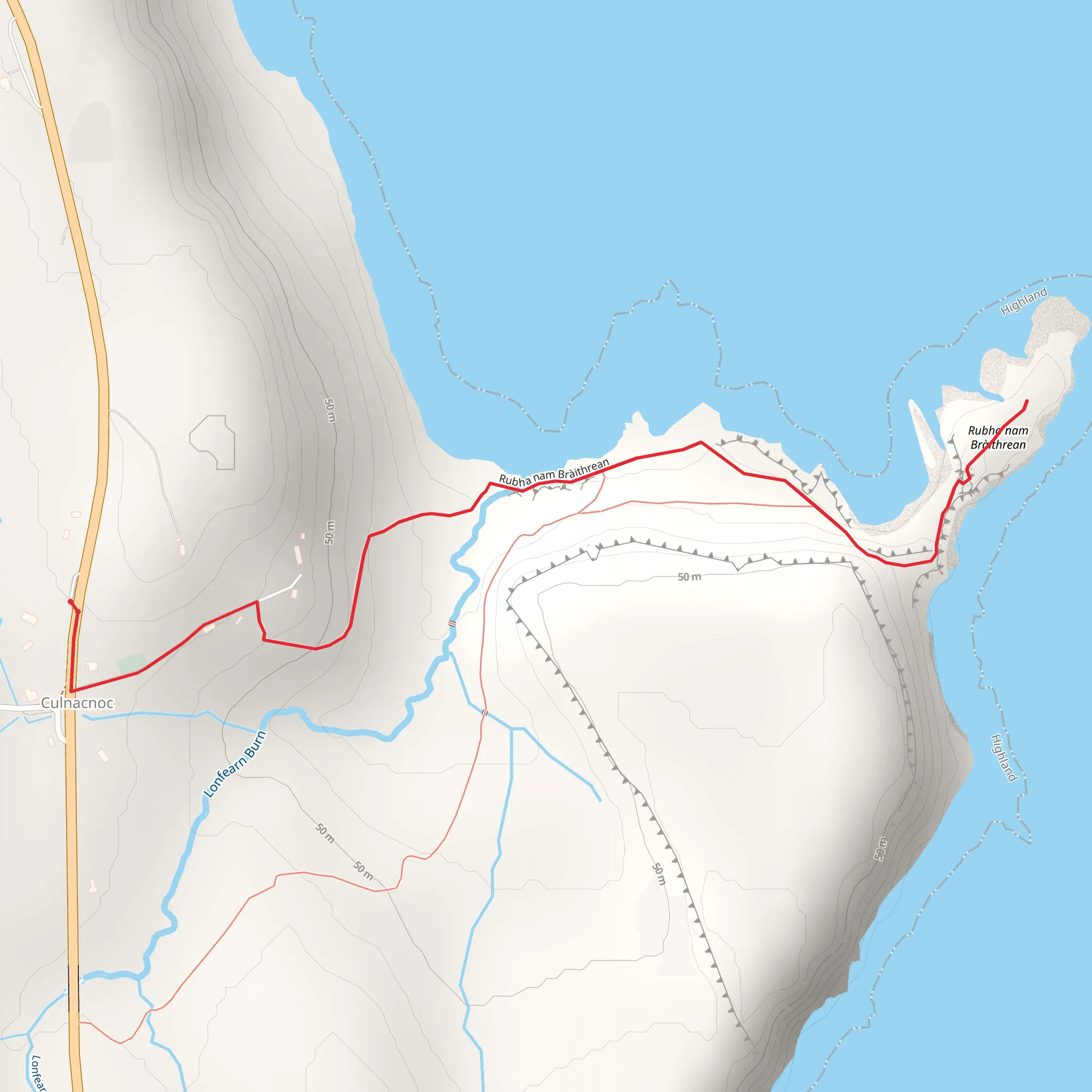 Rubha nam Brathairean - Brothers Point Walk mobile static map