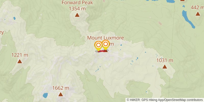 Kepler Track spur 2 Map