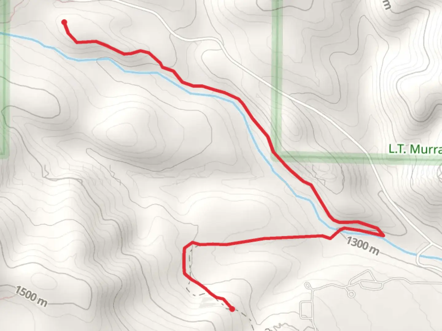 An image depicting the trail South Fork Manastash Trail and its surrounding area.