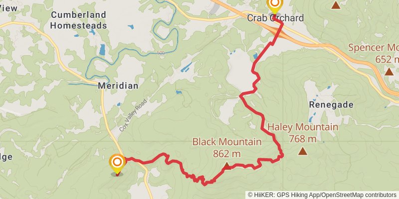 Great Eastern Trail (Incomplete) stage 60 Map