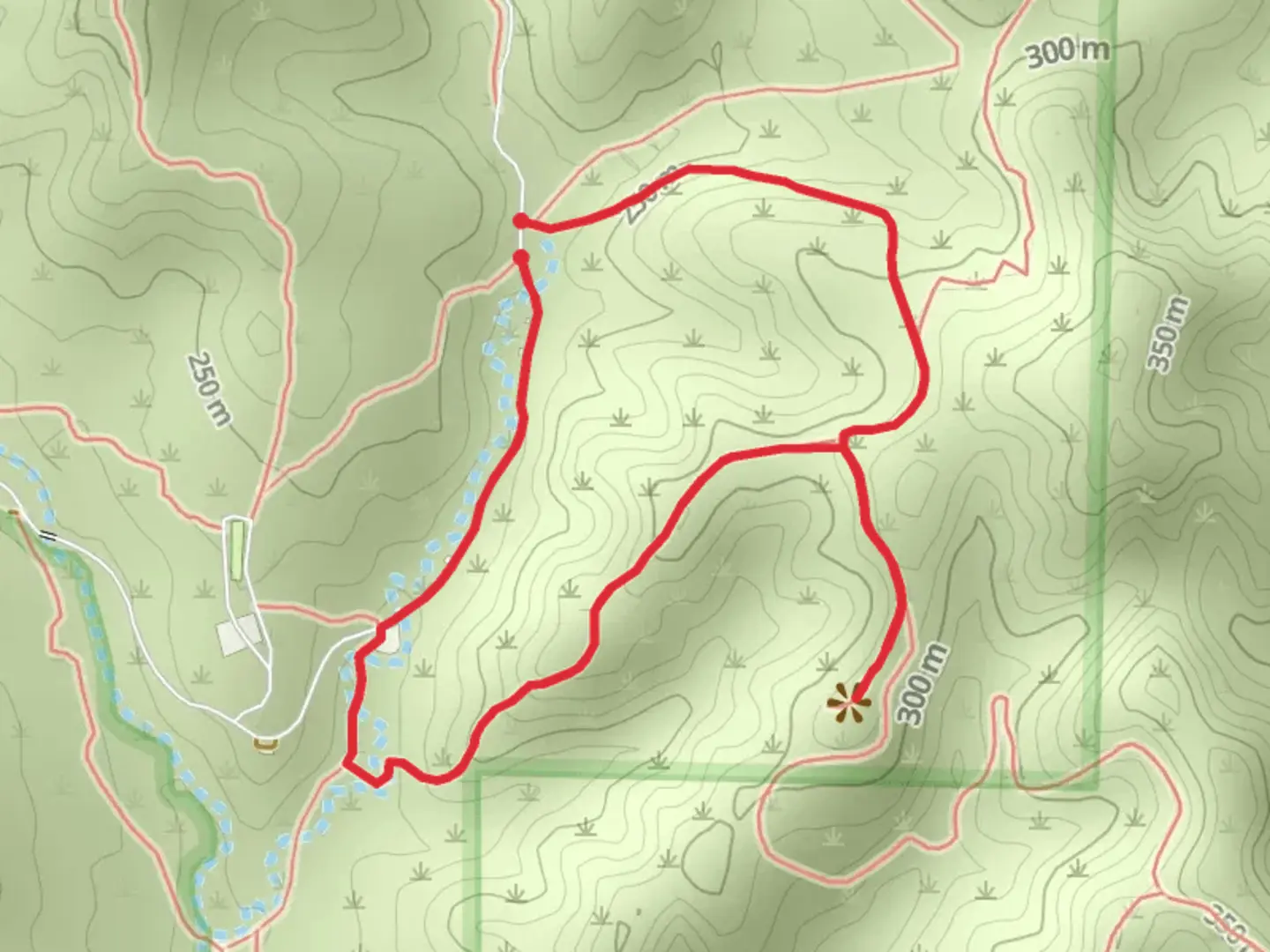 An image depicting the trail Longway Around and Bane Canyon Loop Trail and its surrounding area.