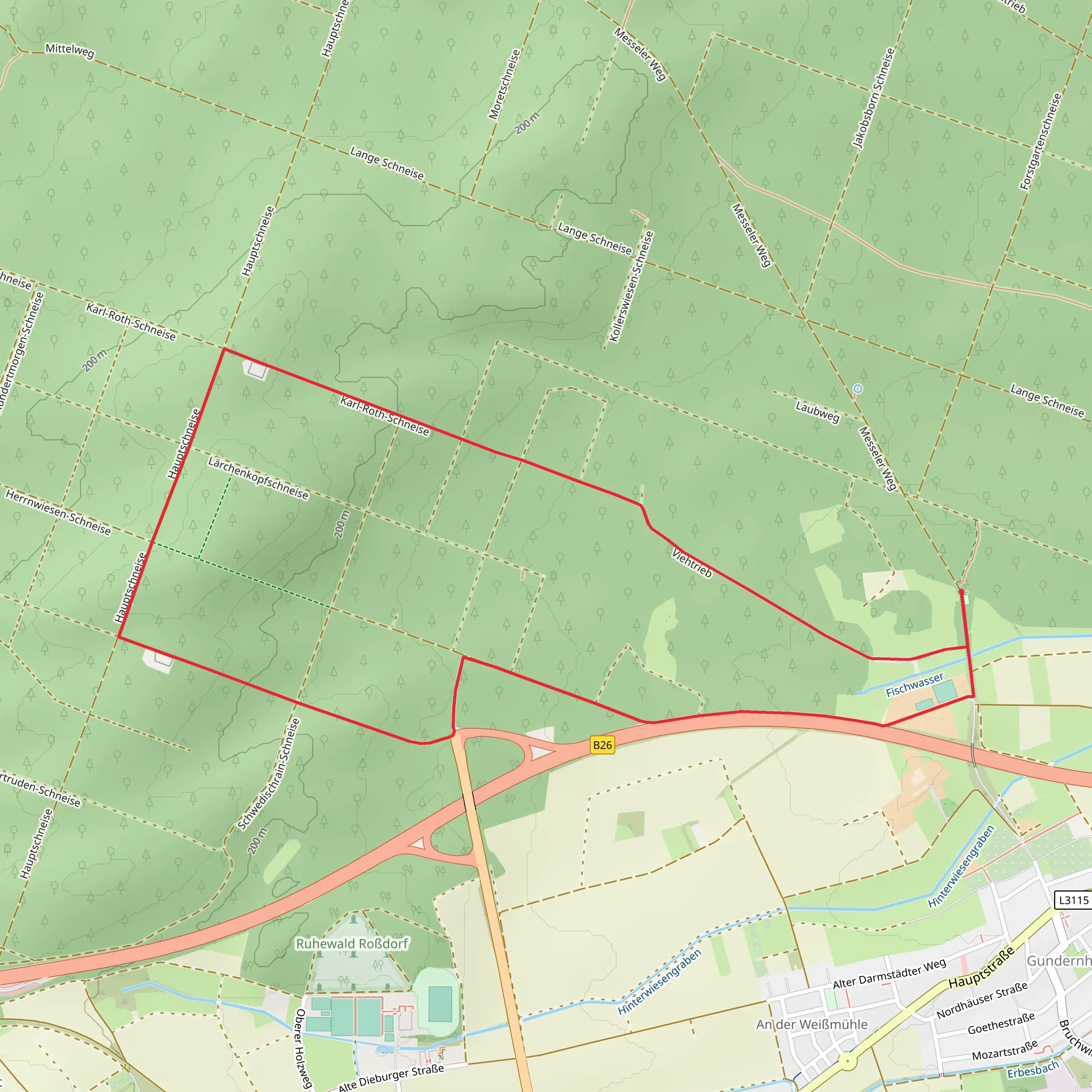 Tannenkopf Loop mobile static map