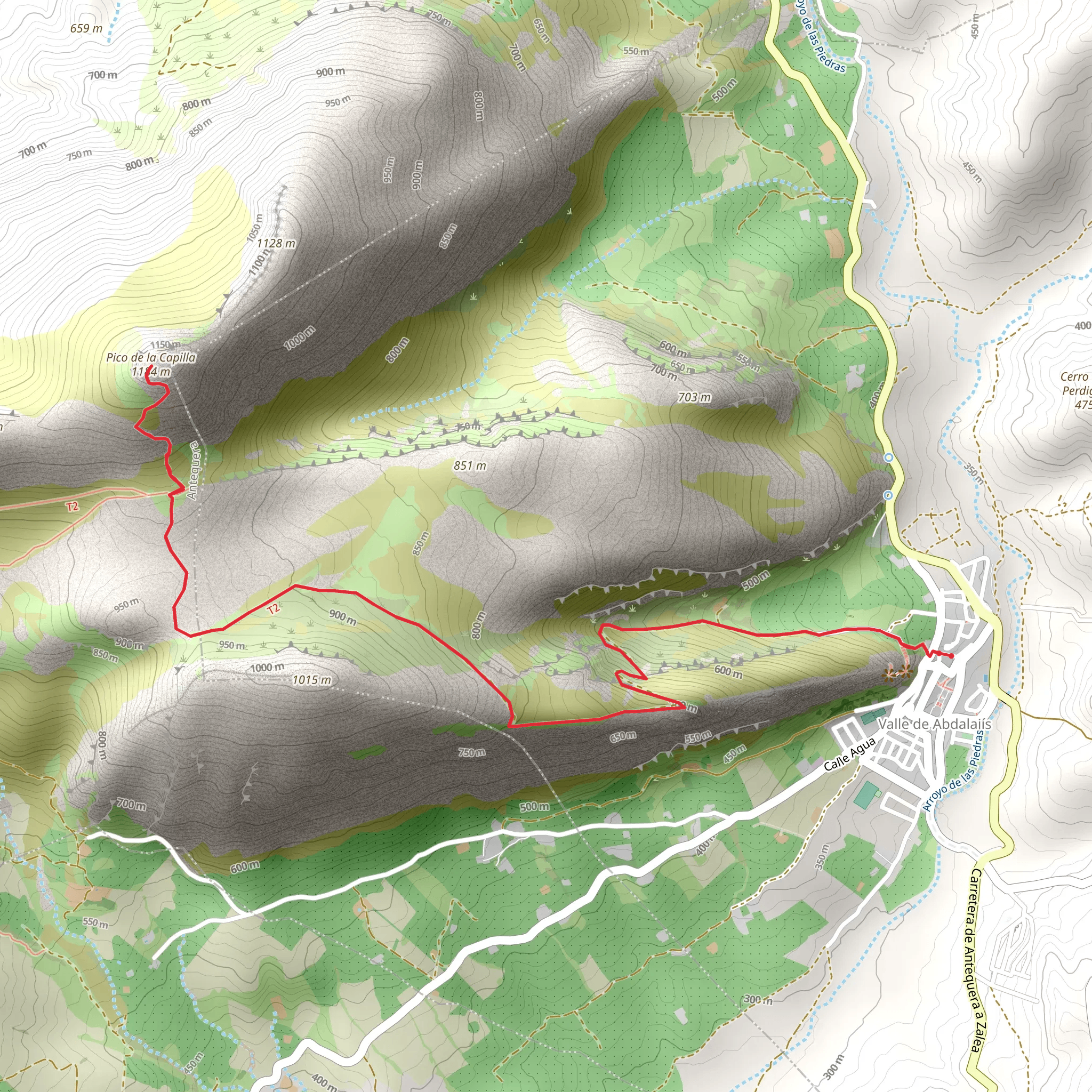 Torcal del Charcón mobile static map