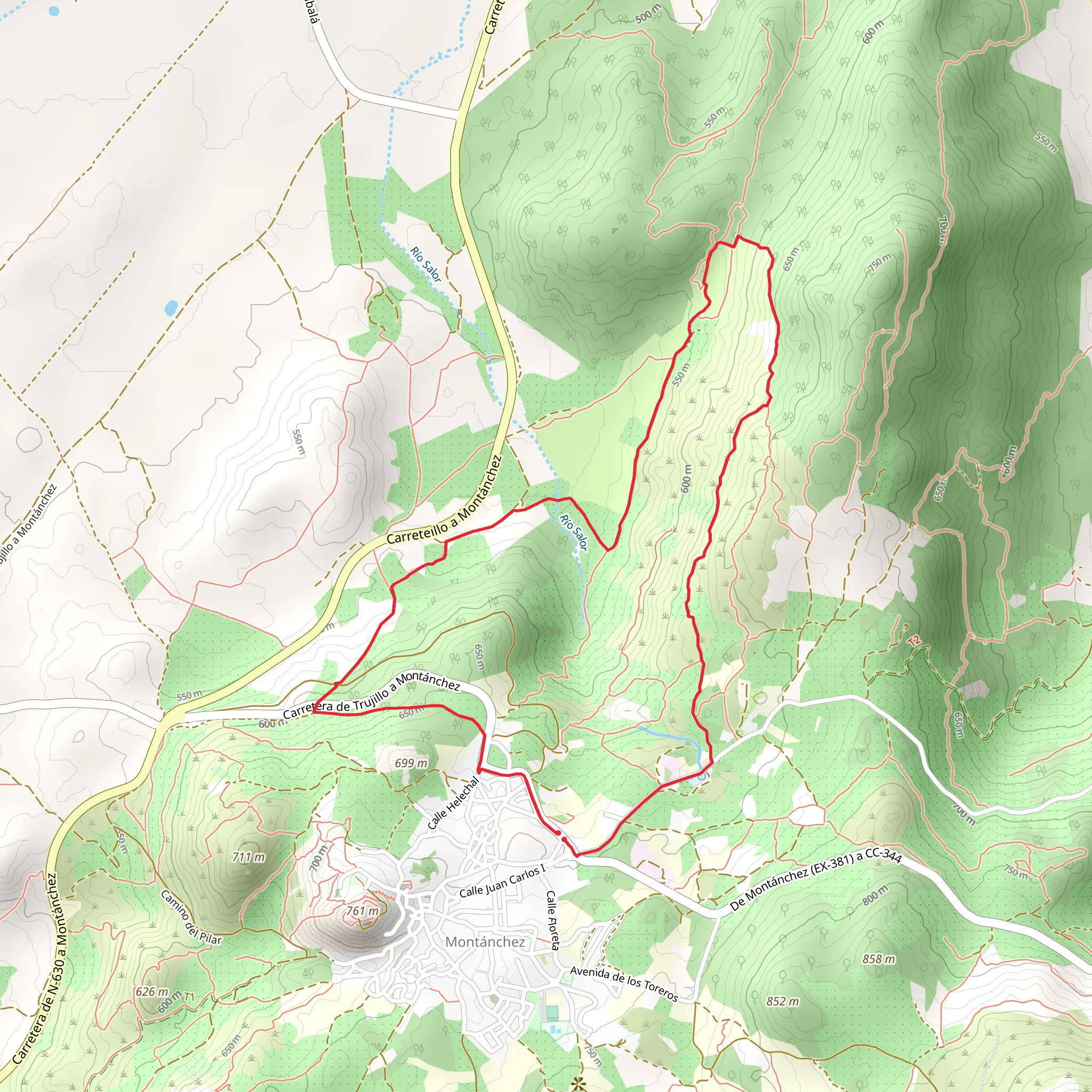 Route of the Pylons SL CC 4 mobile static map