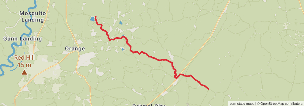 American Perimeter Trail - Florida Primary stage 20 Map