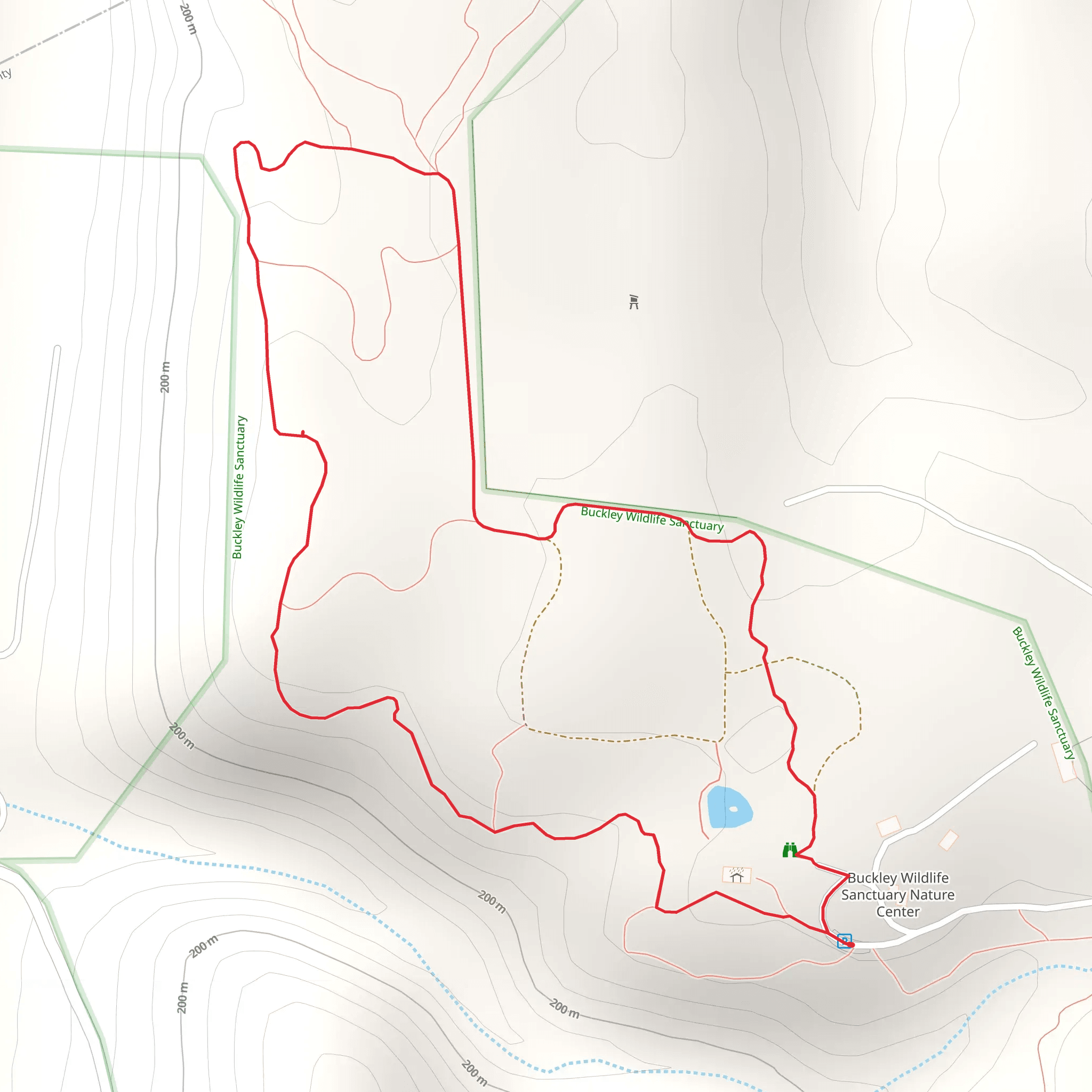 Red Trail Loop - Germany Road mobile static map