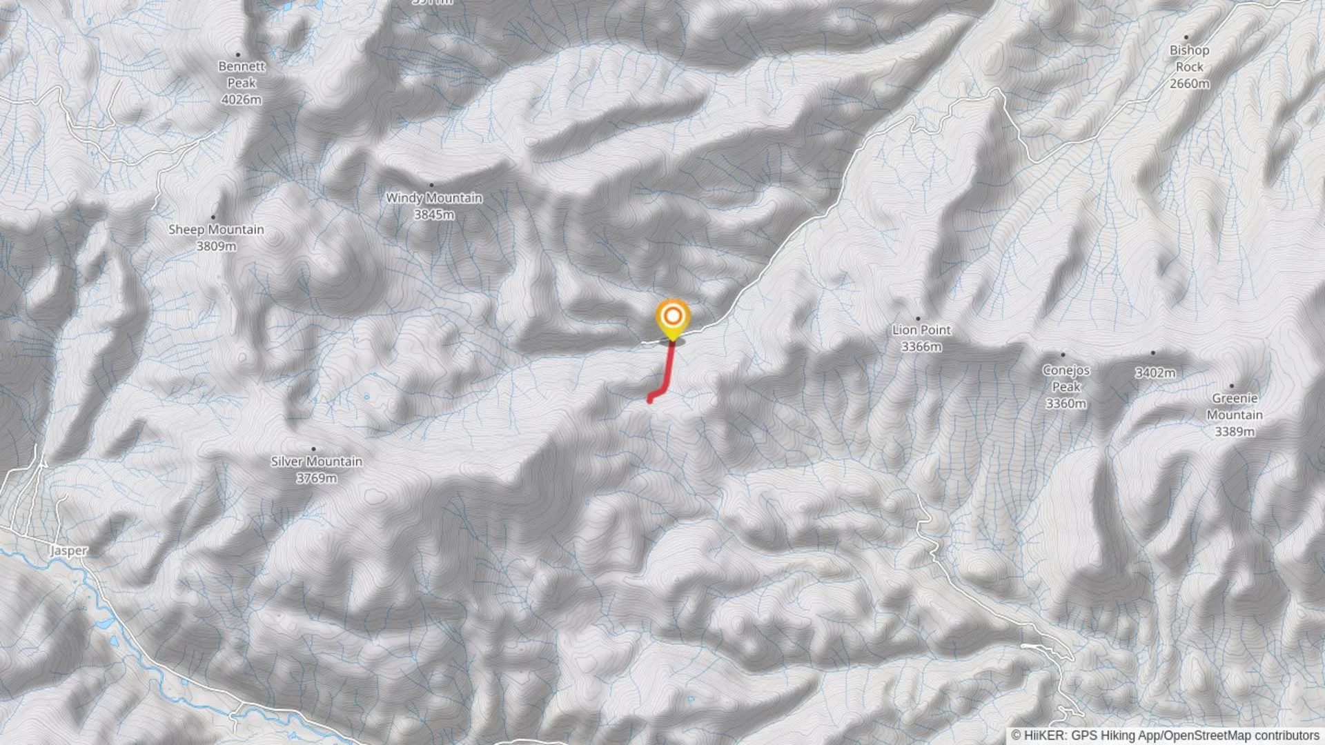 An image depicting the trail Comstock Campground Out and Back and its surrounding area.
