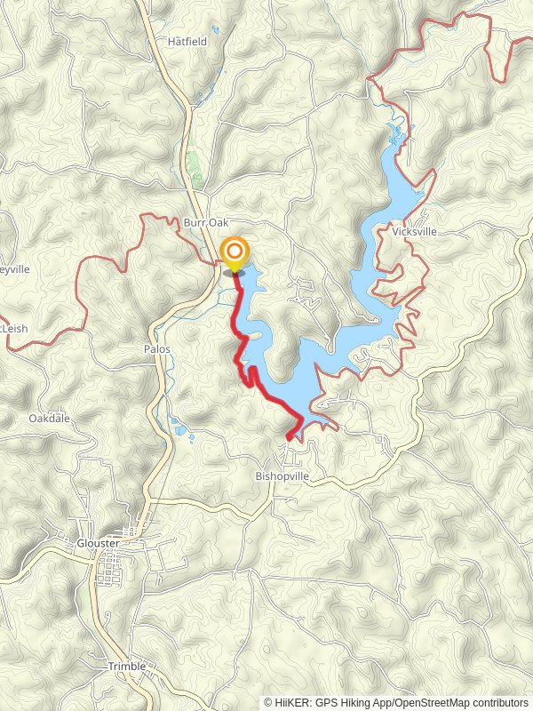 Burr Oak Backpack Trail - Short