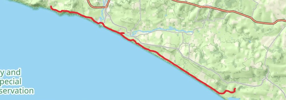 South West Coast Path stage 46 Map