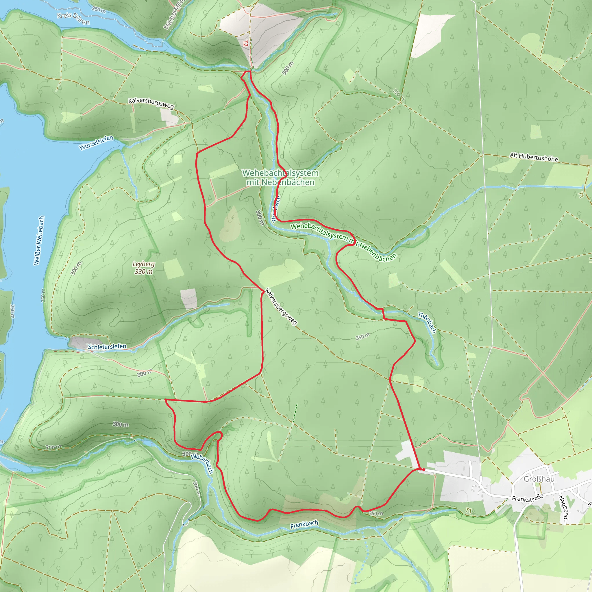 Eichberg and Thönbach Loop - Großhau mobile static map