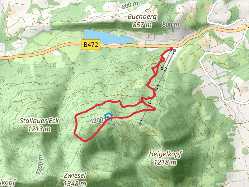 Waldfernseher via Heilklima Rundwanderweg