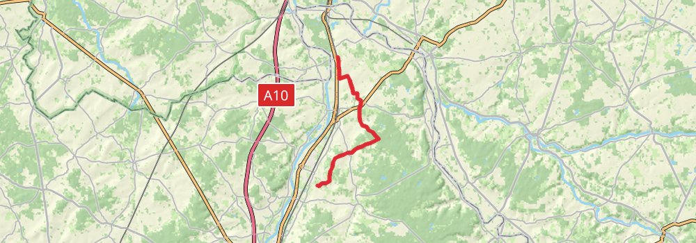 GR 655 Via Turonensis stage 41 Map