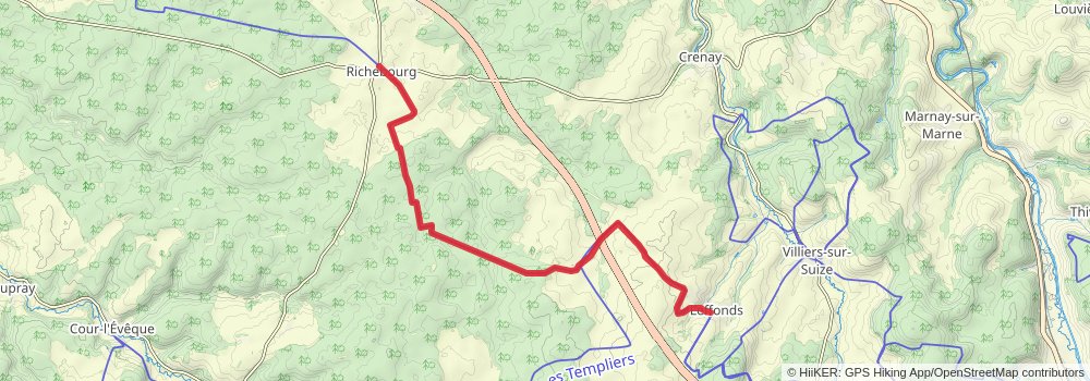 Via Francigena stage 39 Map