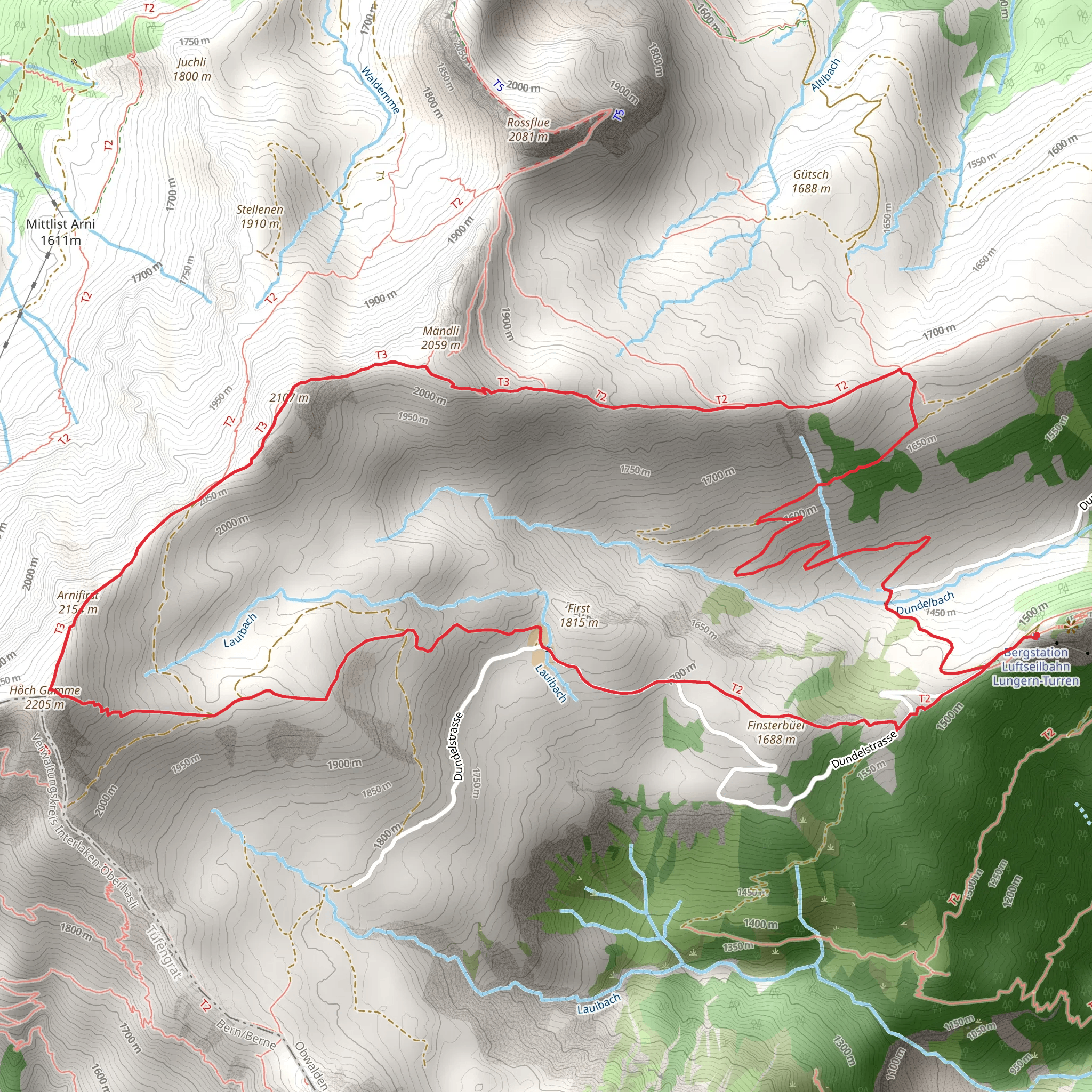 Höch Gumme Loop mobile static map