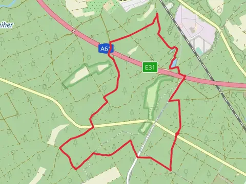 Mittellache Weiher via Schifferstadter Weg and Rehschlagweg