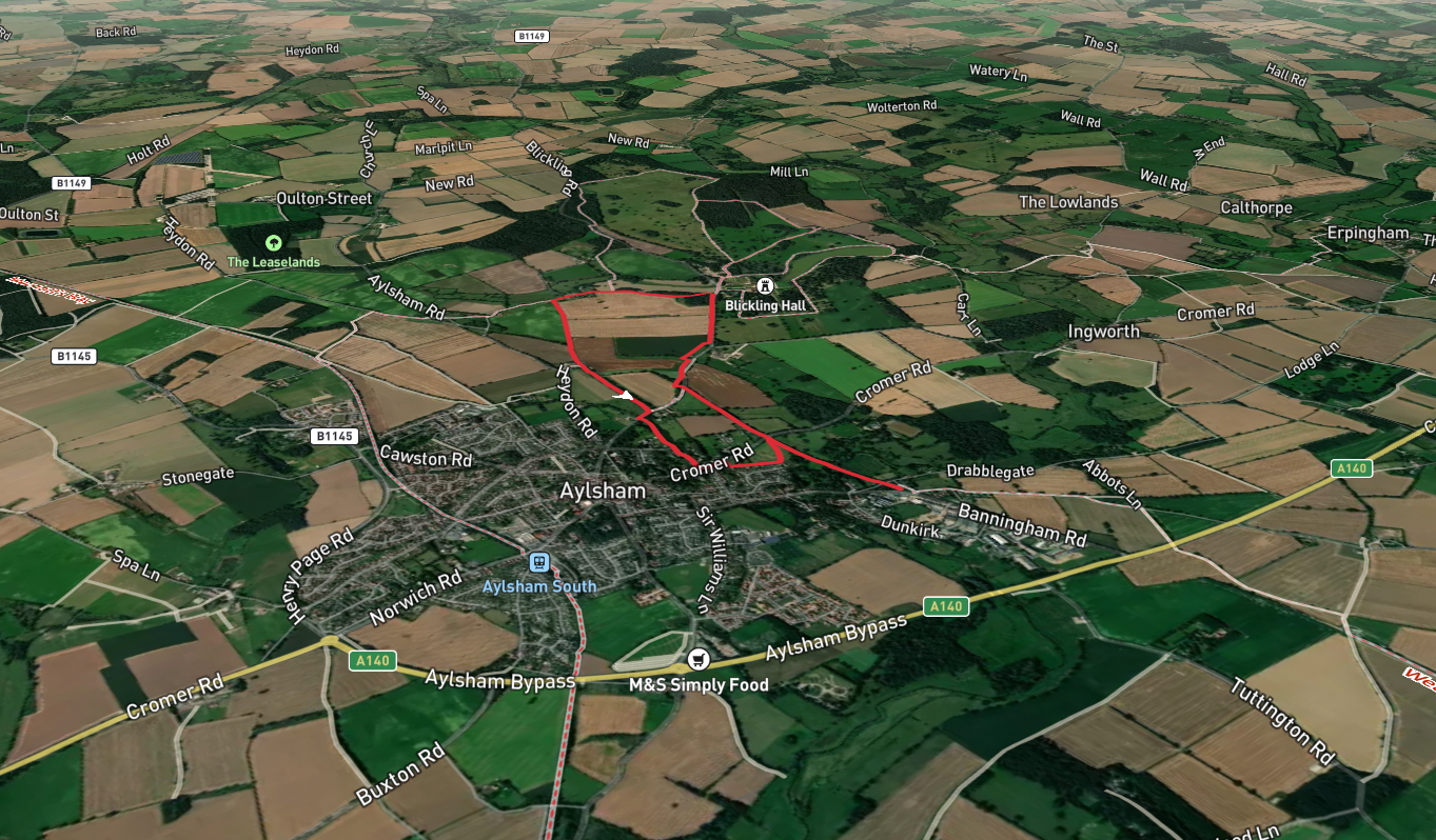 Aylsham Circular and Weavers' Way