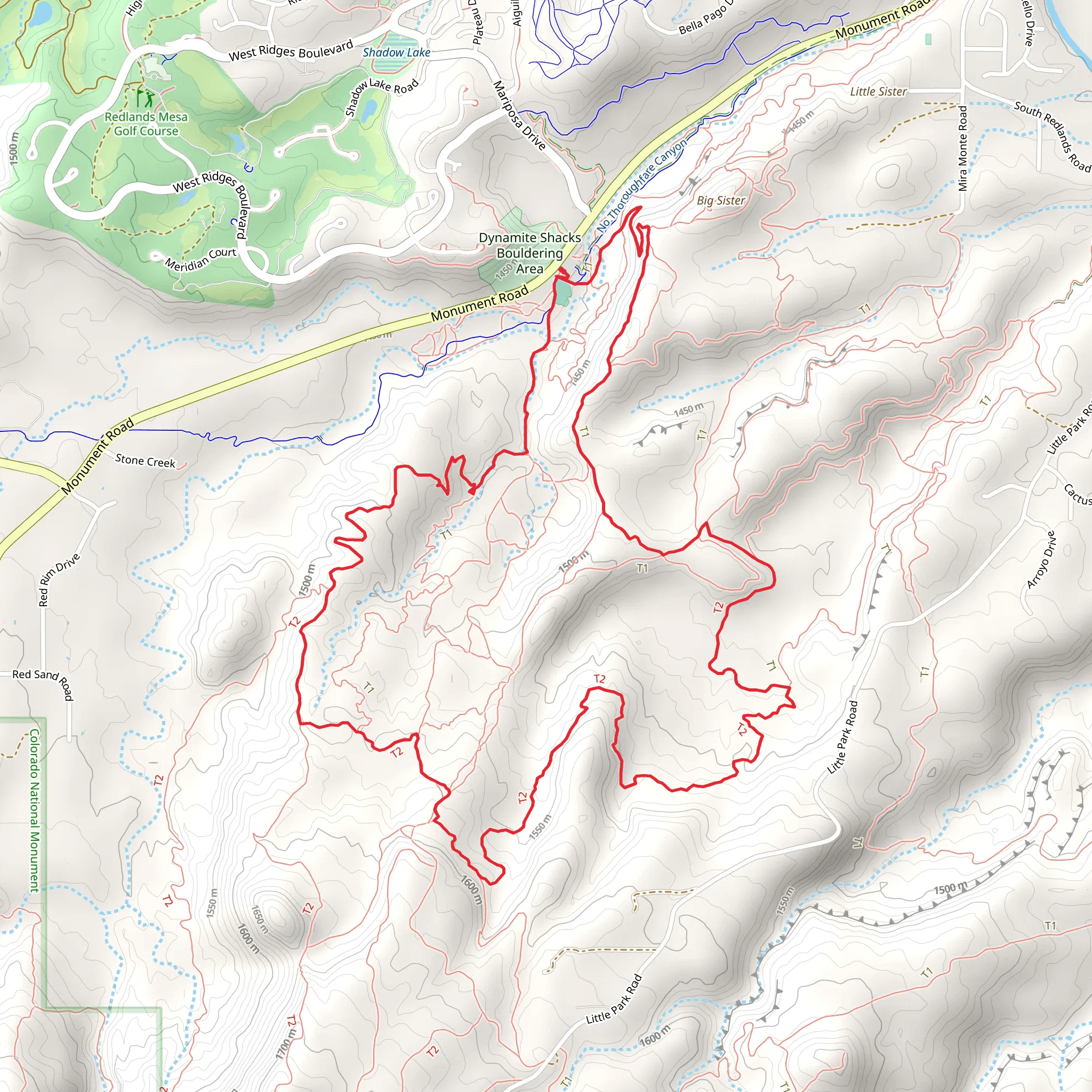 Holy Cross - Curt's Up - Eagle's Wing Loop Trail mobile static map