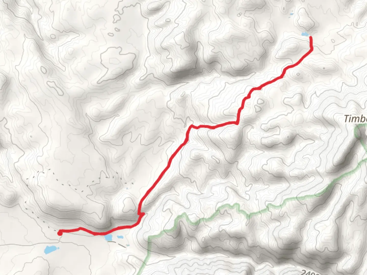An image depicting the trail White Rocks Trail and its surrounding area.