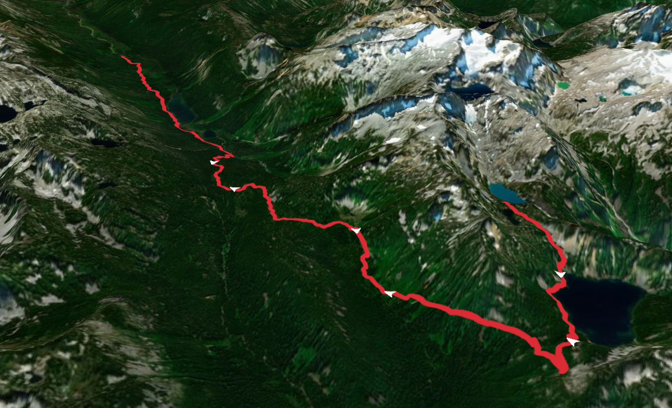 Jade Lake and Marmot Lake via Lake Clarice Trail