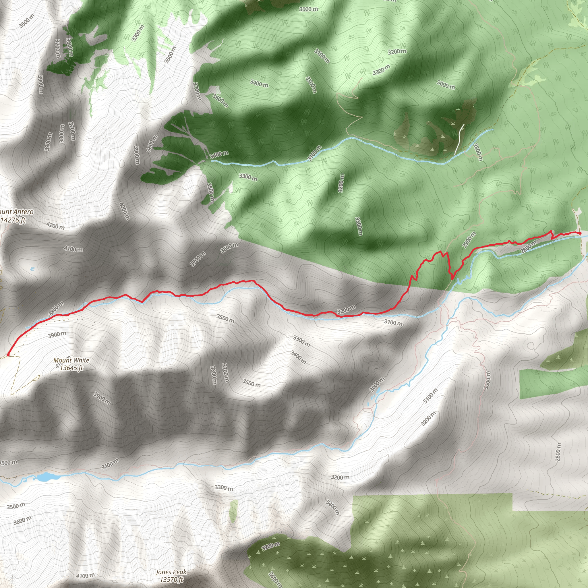 Little Browns Creek via Wagon Loop Trail mobile static map