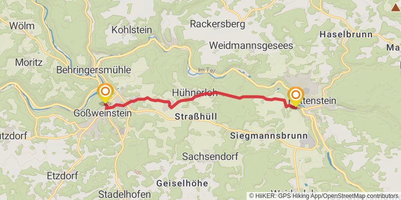 Frankenweg alt 6 Map