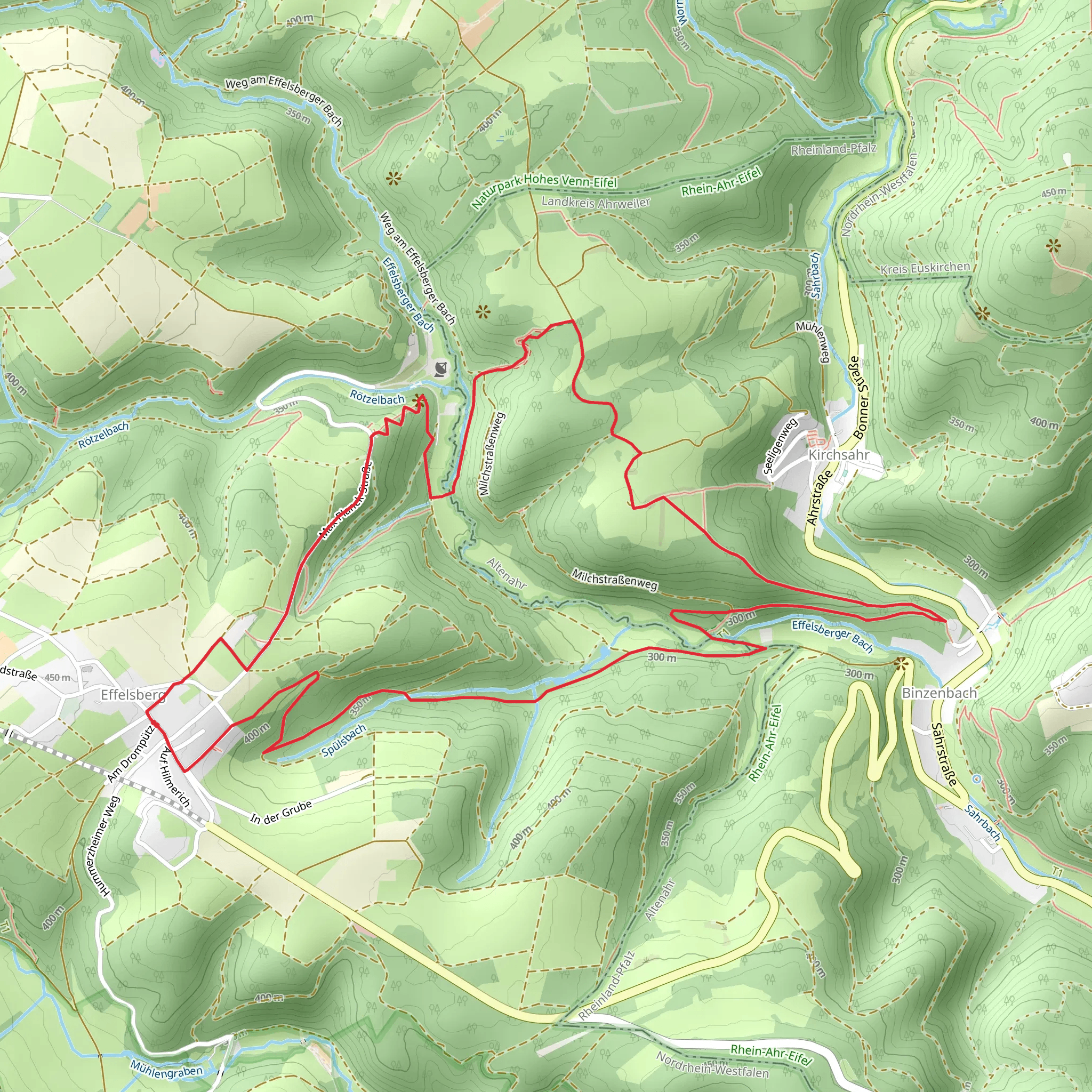 Planetenweg and Martinssteig Loop mobile static map