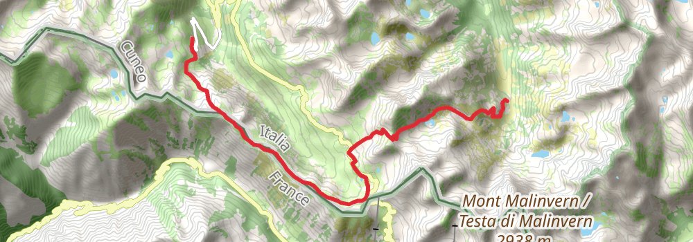 Via Alpina - Red Trail stage 125 Map