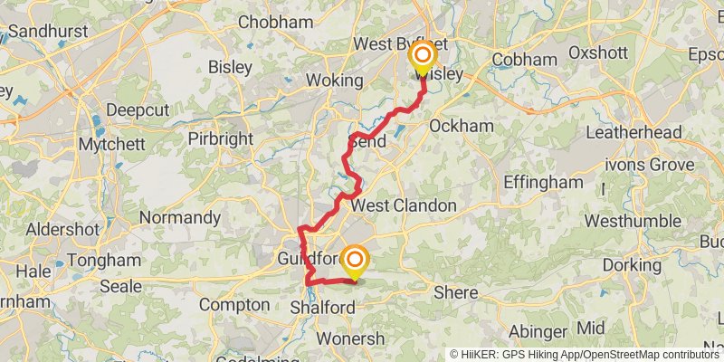 Middleton in Teesdale to Dover Walk stage 37 Map