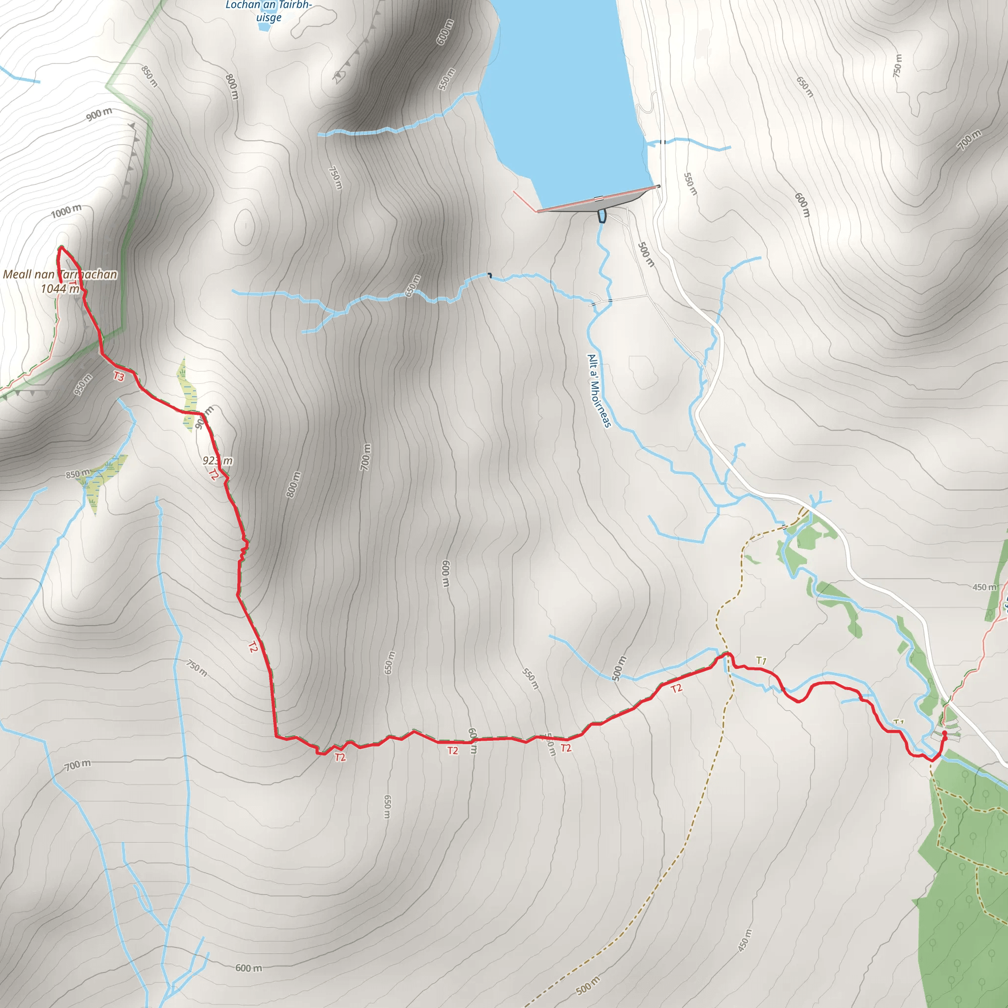 Meall Nan Tarmachan mobile static map