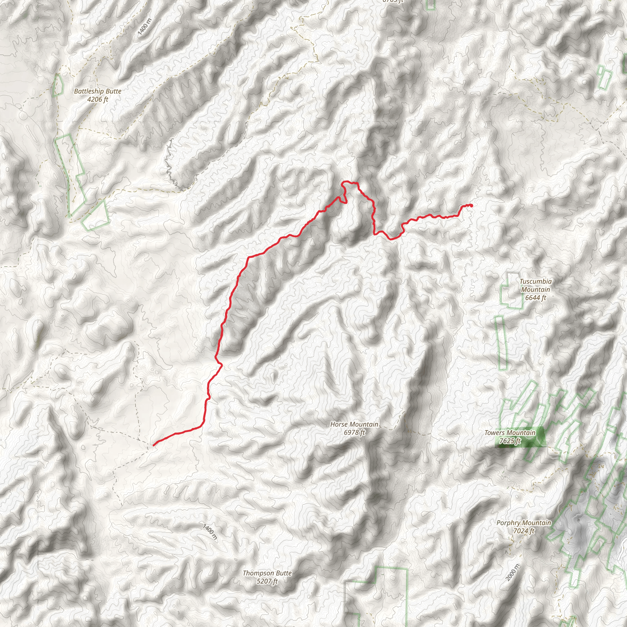 Blind Indian Trail mobile static map