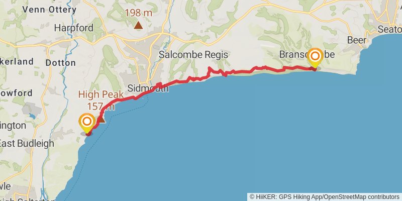 Celtic Way stage 44 Map